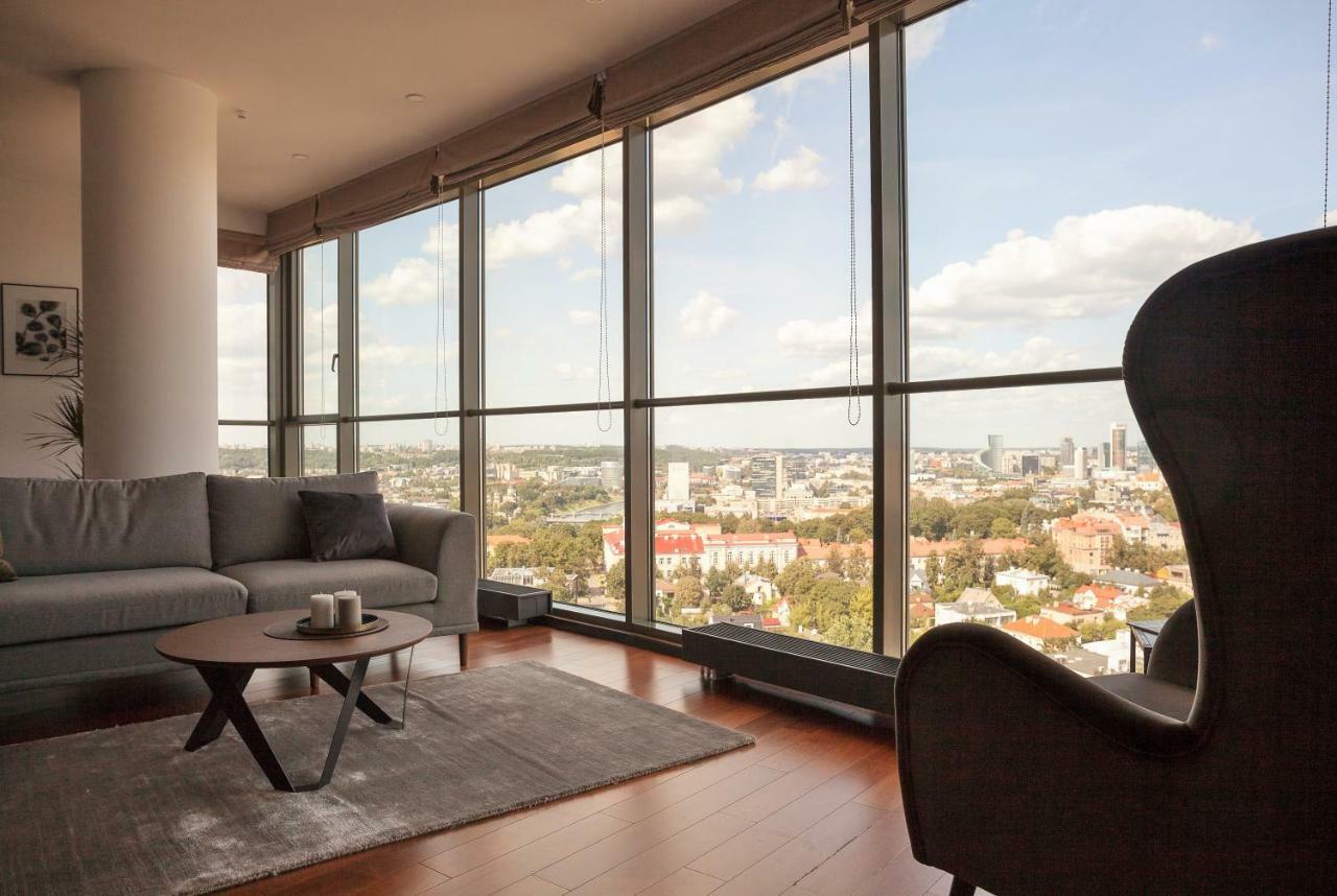 Luxury Panoramic Vilnius Apartment Buitenkant foto