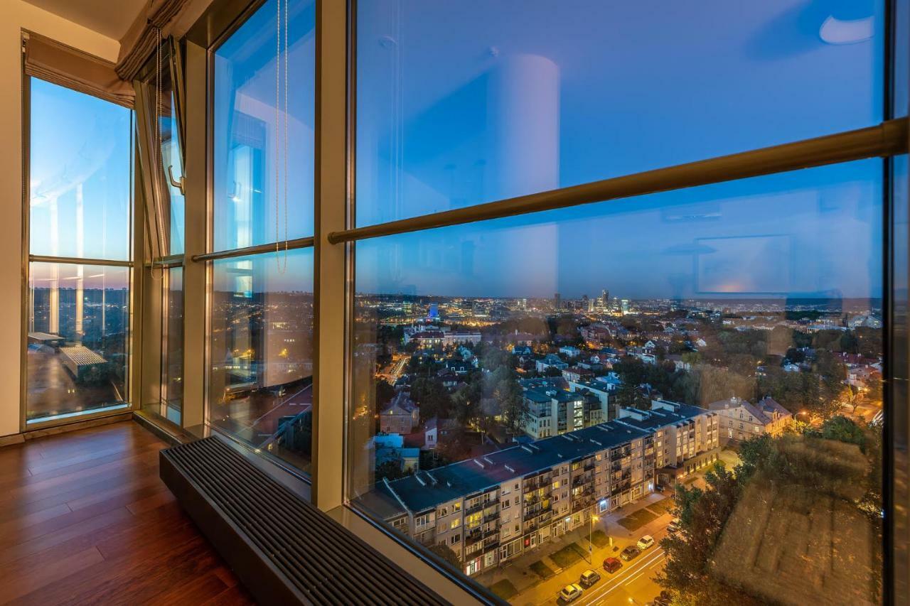 Luxury Panoramic Vilnius Apartment Buitenkant foto